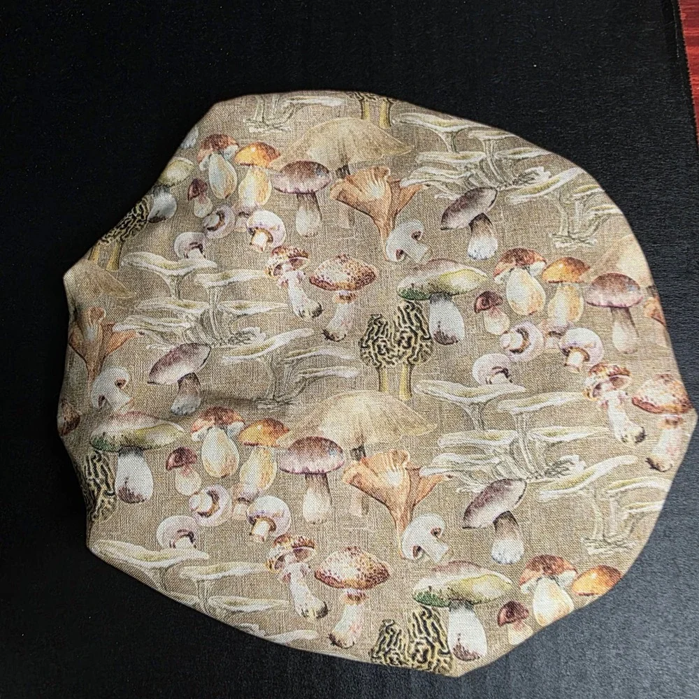 Brown Wild Mushrooms Nature Theme KitchenAid Mixer Mixing Bowl Cover Baking